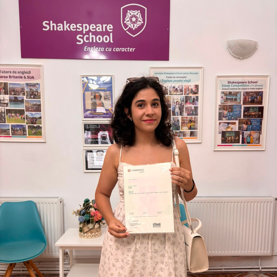 CELTA graduate at Shakespeare School
