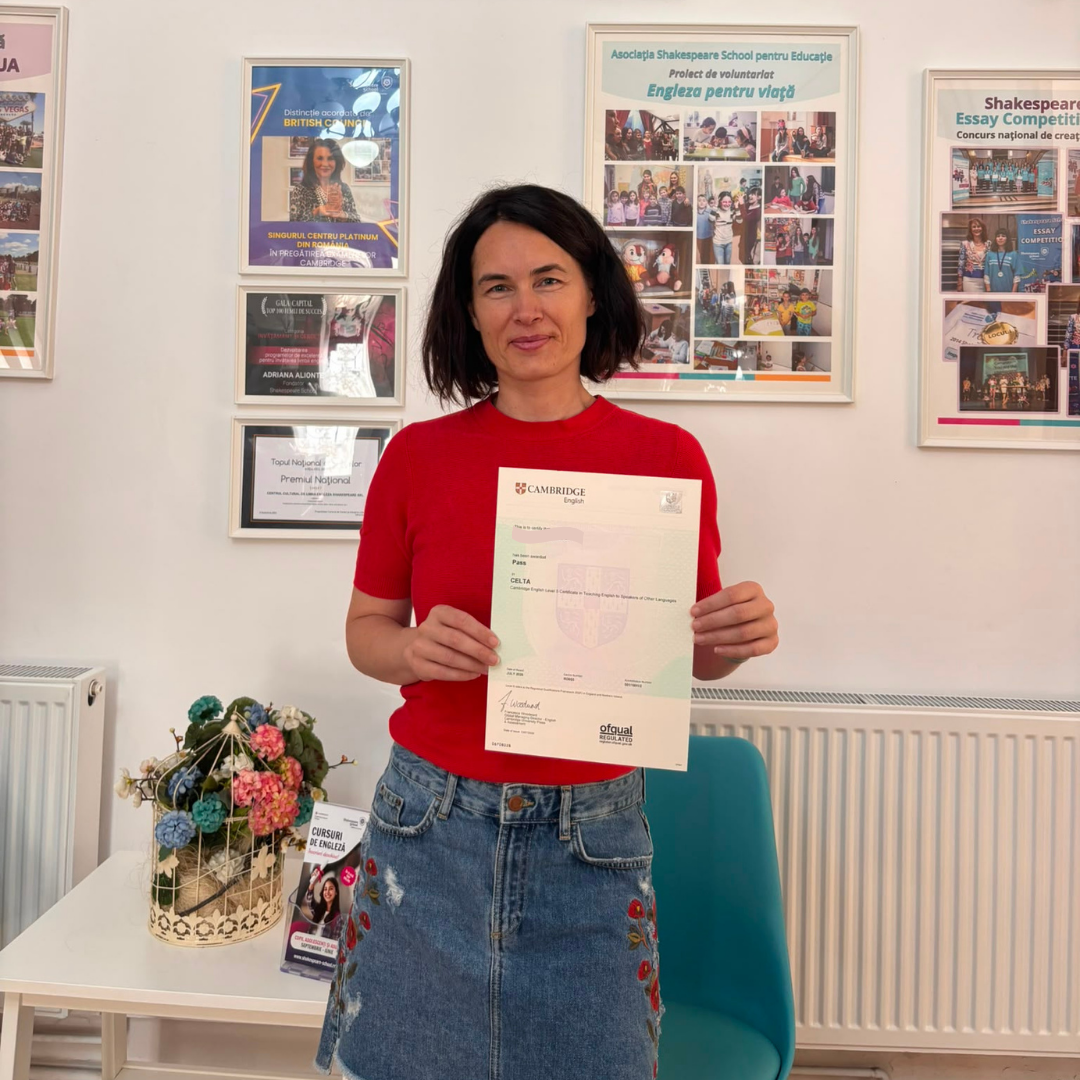 CELTA graduates at Shakespeare School